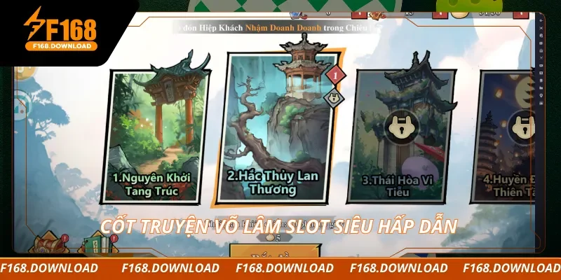 Cốt truyện Võ Lâm slot siêu hấp dẫn