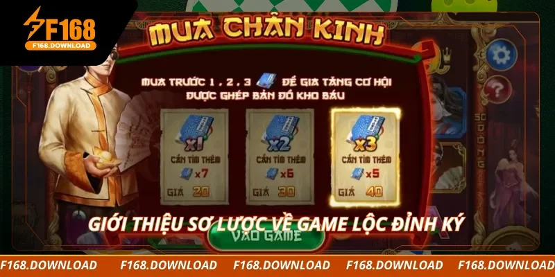 Giới thiệu sơ lược về game Lộc Đỉnh Ký
