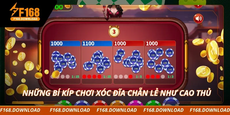 Những bí kíp chơi xóc đĩa chẵn lẻ như cao thủ