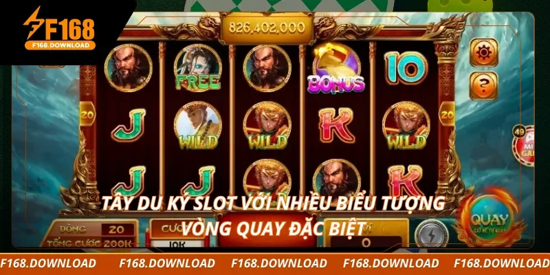 Tây du ký slot với nhiều biểu tượng vòng quay đặc biệt