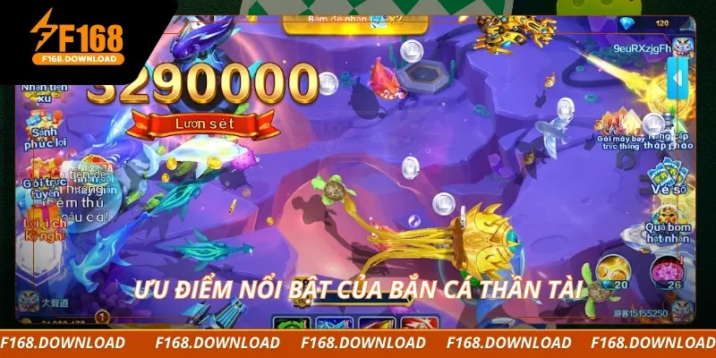 Ưu điểm nổi bật của bắn cá thần tài